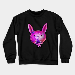 Elegant Trippy Bunny Crewneck Sweatshirt